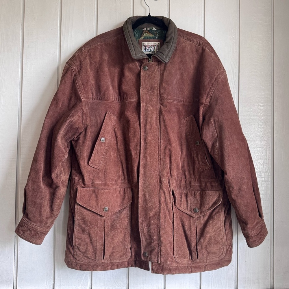 Vintage 1871 Genuine Suede Leather Jacket